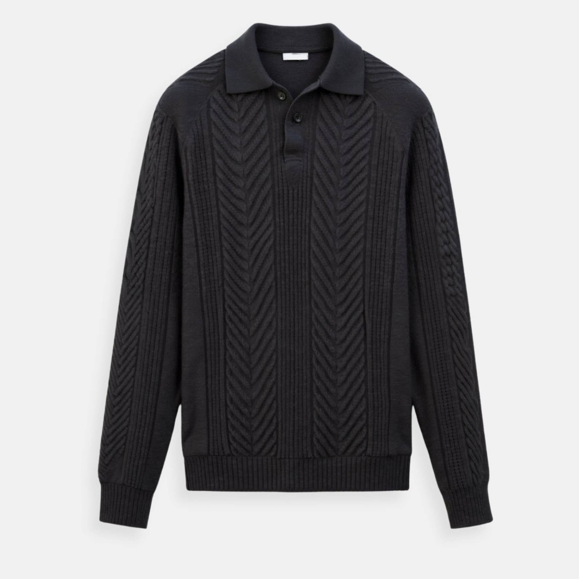 Sweter z Mieszanej Przędzy - Luźny