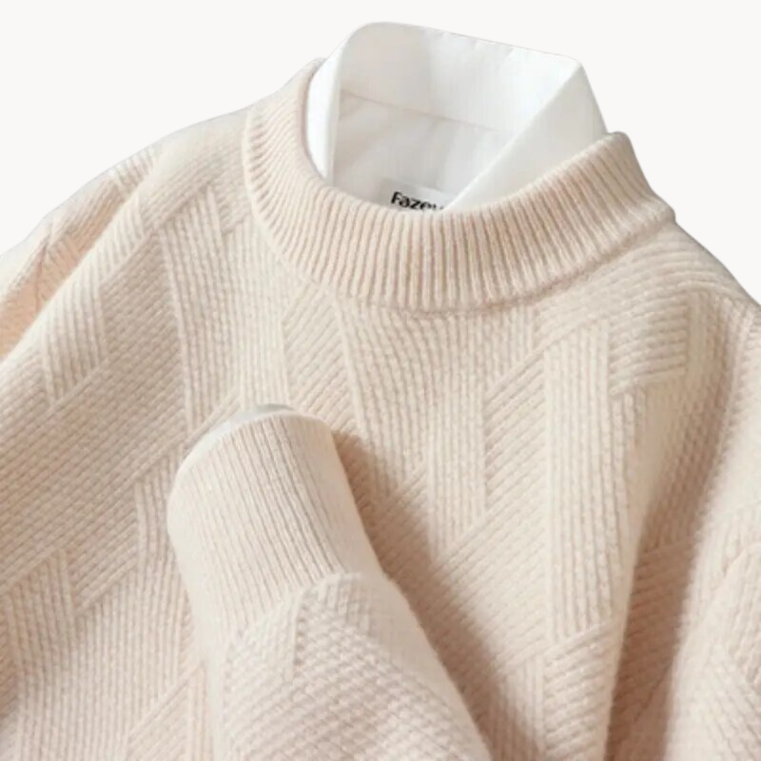 Valentino - Sweter z dzianiny jacquard
