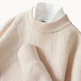 Valentino - Sweter z dzianiny jacquard