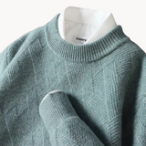 Valentino - Sweter z dzianiny jacquard
