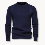 João - Sweter Tricô Patchwork