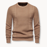 João - Sweter Tricô Patchwork