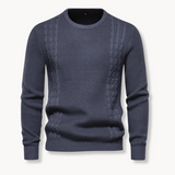 João - Sweter Tricô Patchwork