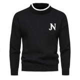 Sweter z dzianiny - Tkanina mieszana
