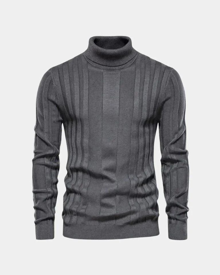 Lucas™ | Sweter z wysokim kołnierzem