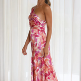 Majken | Elegancka letnia sukienka w kwiaty