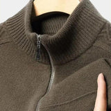Magnus™ | Kaszmirowy sweter z zamkiem