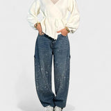 Millea | Jeansy Snedkerjeans Ballon