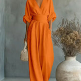 Sofia - Kombinezon z dekoltem w kształcie V