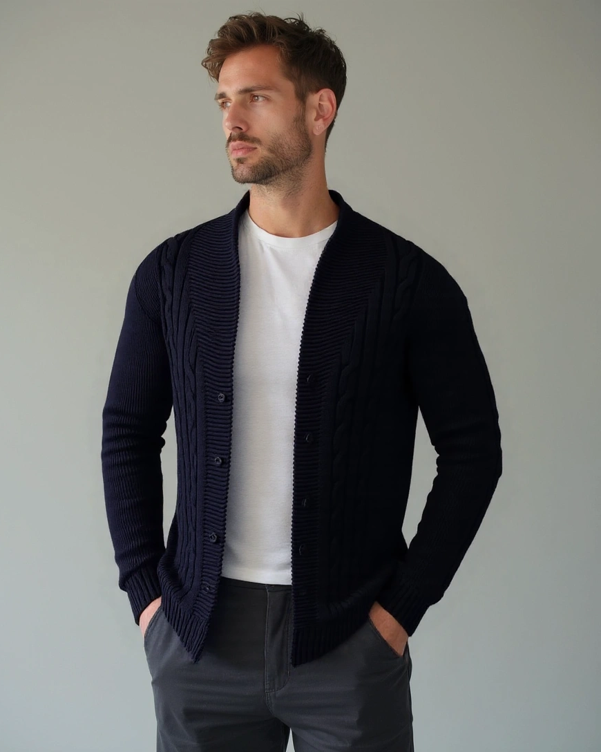 Noah™ | Elegancki kardigan męski