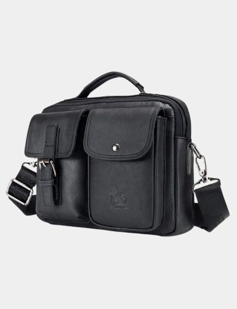 Oliver™ | Retro prostokątna torba na ramię