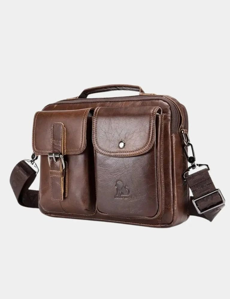 Oliver™ | Retro prostokątna torba na ramię