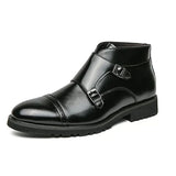 Parker™ | Ботуши Dobbelt-Monk-strap от синтетична кожа