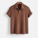 Koszulka Polo - Kołnierz z Dzianiny Jacquard
