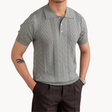 Polo - Teksturowana Mieszanka Jacquard