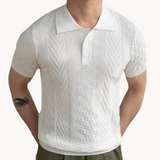 Polo - Teksturowana Mieszanka Jacquard