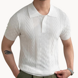 Polo - Teksturowana Mieszanka Jacquard