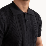 Polo - Teksturowana Mieszanka Jacquard
