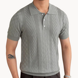 Polo - Teksturowana Mieszanka Jacquard