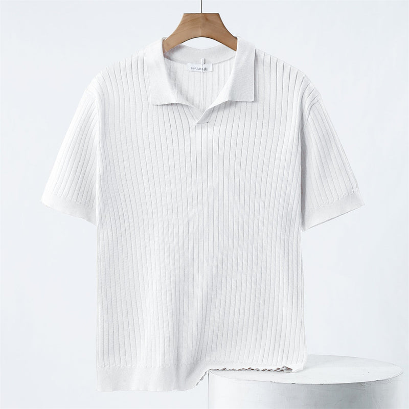Koszulka Polo - Dzianina z Stretch