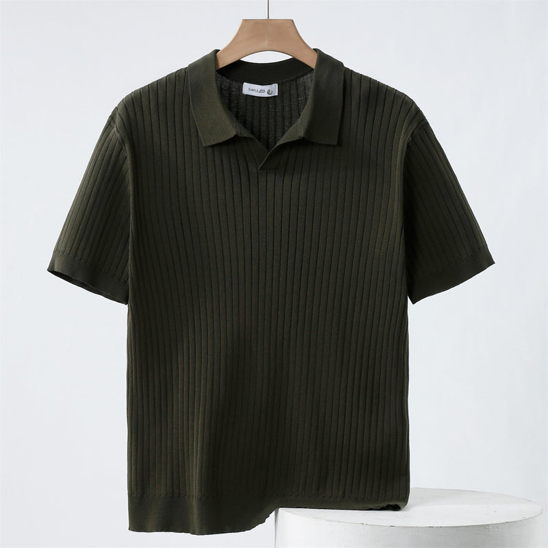 Koszulka Polo - Dzianina z Stretch