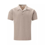 Koszulka Polo - Tekstura Jacquard Relaxed
