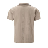 Koszulka Polo - Tekstura Jacquard Relaxed