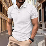 Koszulka Polo - Tekstura Jacquard Relaxed