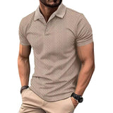 Koszulka Polo - Tekstura Jacquard Relaxed