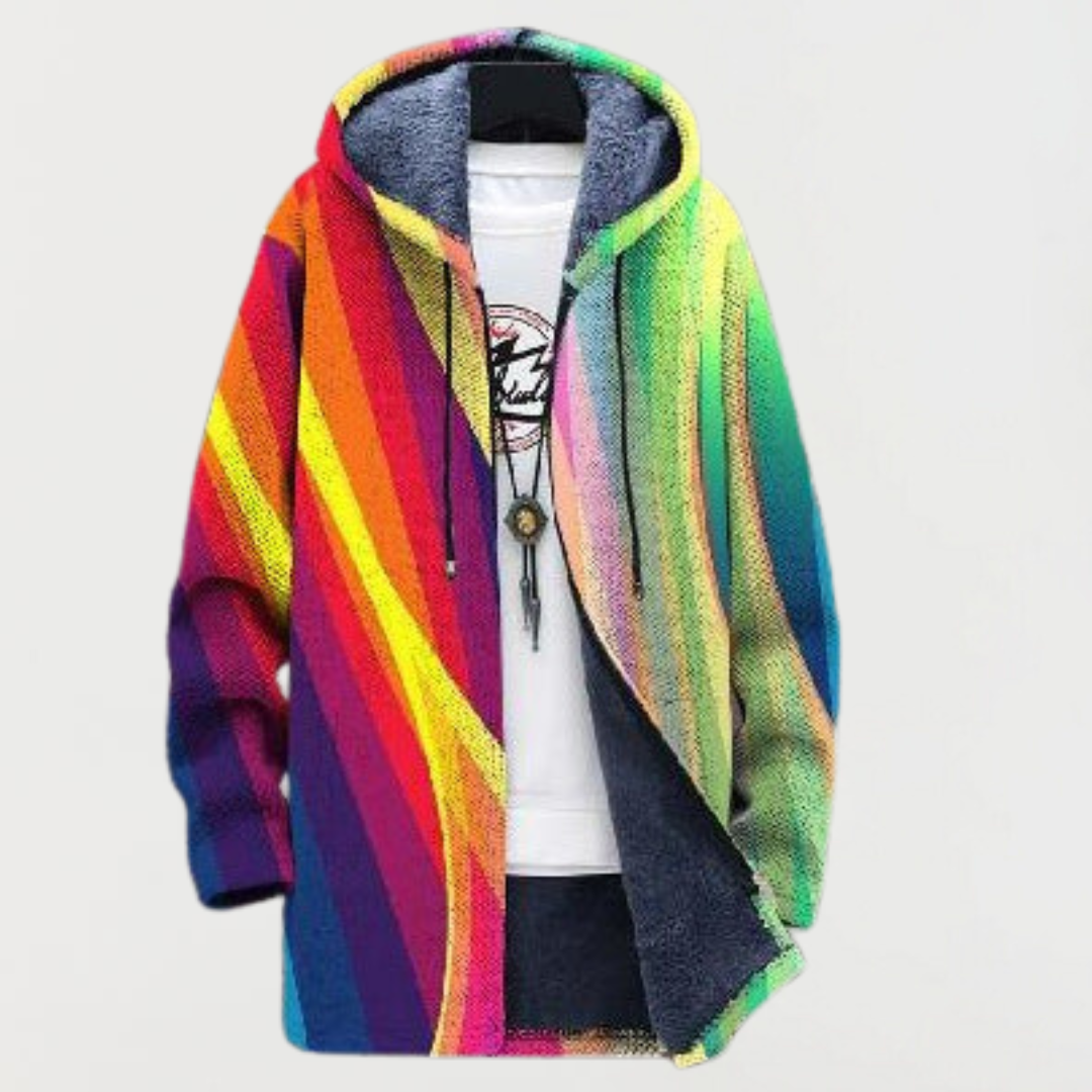 Bluza z tęczowymi paskami