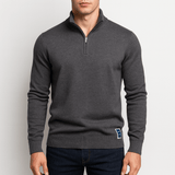Sweter z Zippem - Dopasowany Fason