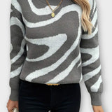 Rikke | Sweter Kwiatowy