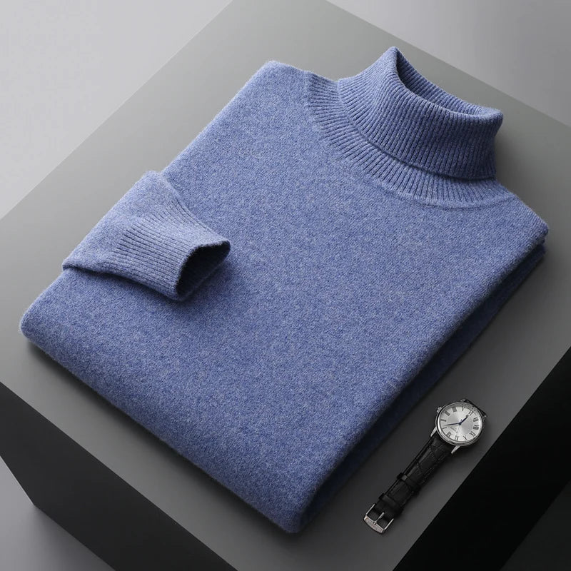 Linferhoff™ | Sweter z wysokim kołnierzem z kaszmiru