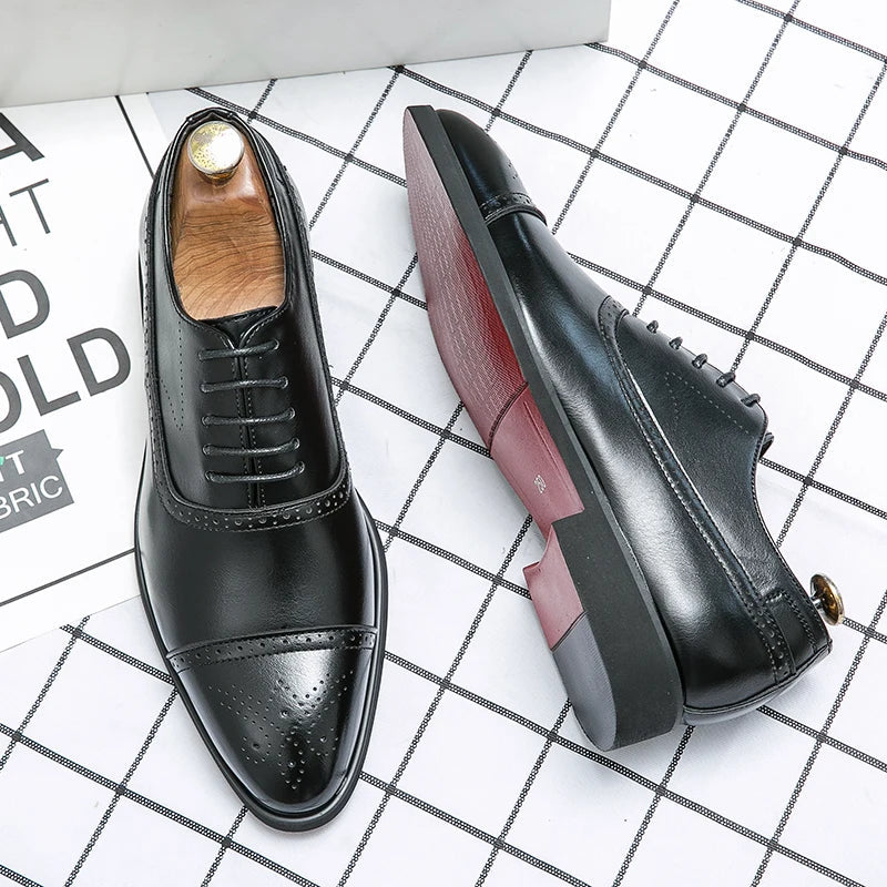Mário - Eleganckie Skórzane Buty