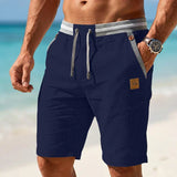 Gaston | Letnie lniane szorty w stylu casual