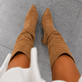 Colette™ | Wysokie Botki Zamszowe