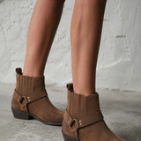 Anaïs™ | Botki Western z Zamszu