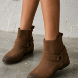 Anaïs™ | Botki Western z Zamszu