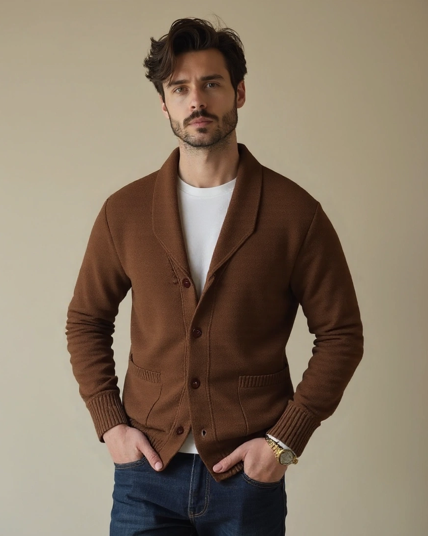 Sebastian™ | Pleciony kardigan