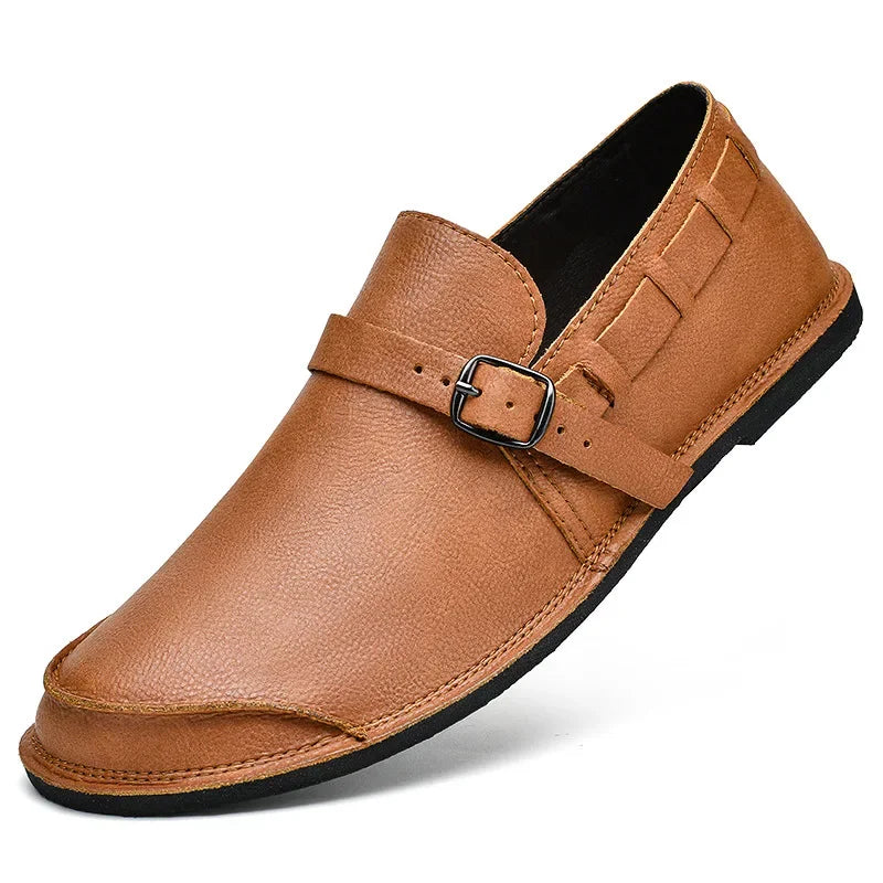 Eleganckie Skórzane Mokasyny