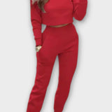 Stine | Beżowy komplet