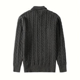 Afonso - Sweter z Regulowanym Splotem