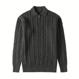 Afonso - Sweter z Regulowanym Splotem