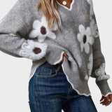 Tea | Sweter w kwiaty