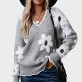 Tea | Sweter w kwiaty