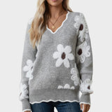 Tea | Sweter w kwiaty