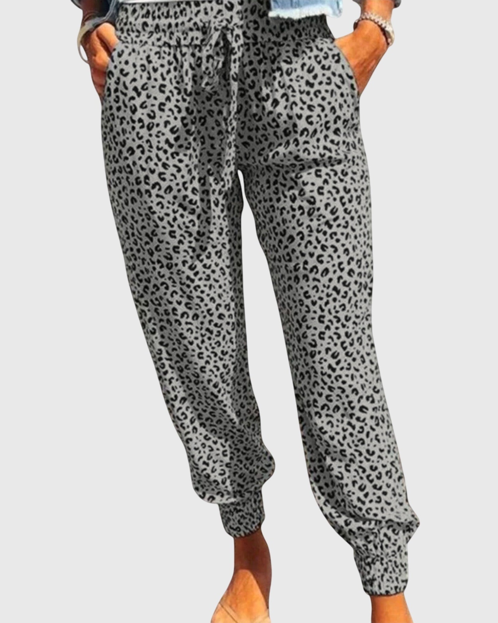 Thilde | Spodnie w leoparda