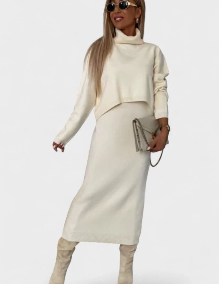 Tilde™ | Elegancki komplet z dzianiny