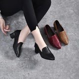 Valerina | Skórzane buty