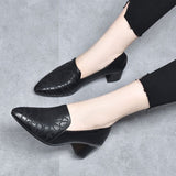 Valerina | Skórzane buty